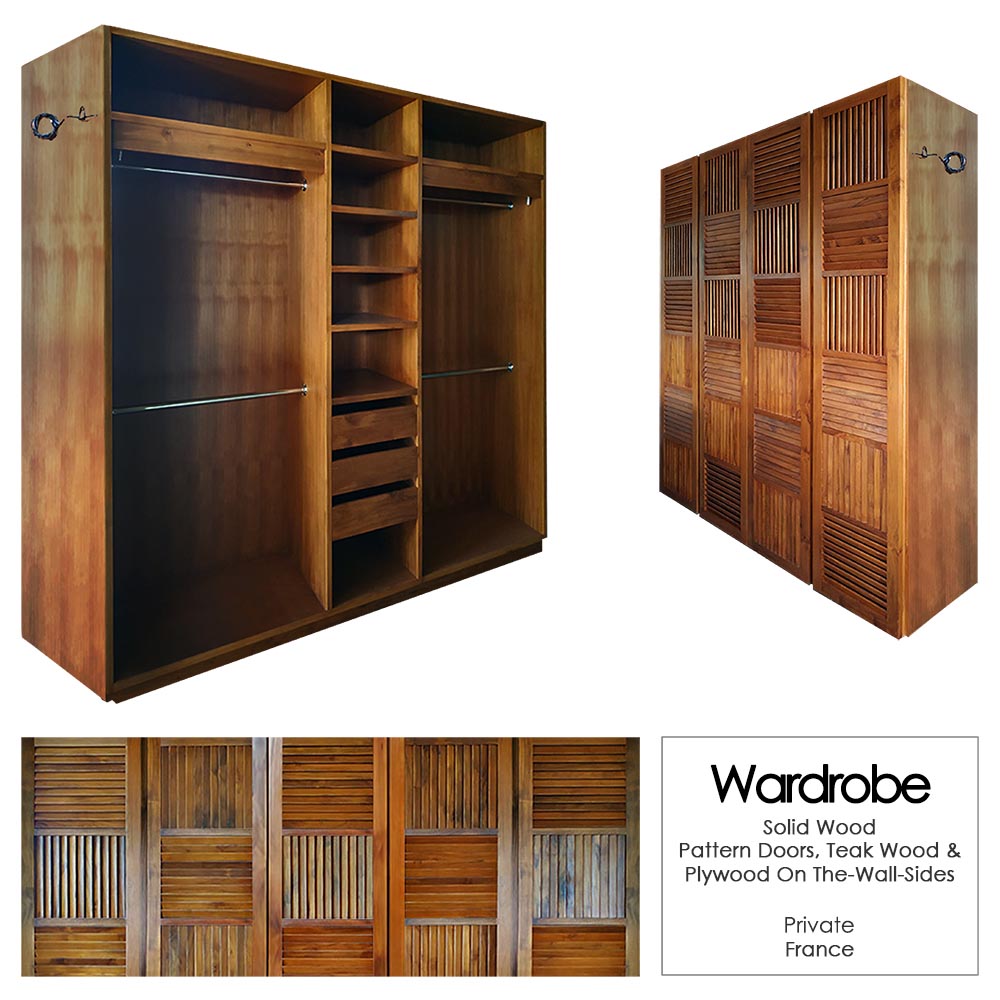 Solid Wood Wardrobe