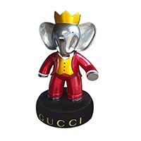 Deco Elephant Statue