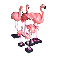 Deco Flaminggoes Statue